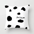 Axyaa Geometric Heart Piano Girl Throw Pillow Case Set for Home Decor