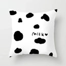Axyaa Geometric Heart Piano Girl Throw Pillow Case Set for Home Decor