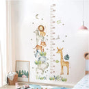 Height Measurement Jungle Wall Sticker Decal for Kids Room by Axyaa