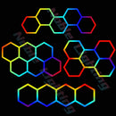 Axyaa RGB Hexagon LED Lights - Remote Control Stage Lighting