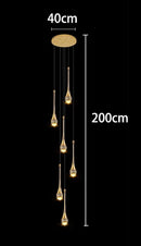 Axyaa Crystal Chandeliers LED Ceiling Lamp for Living Room