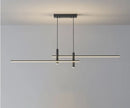 Axyaa Modern Gold Black Dining Chandelier for Kitchen Minimalist Home Lighting Fixture