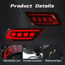 Axyaa LED Rear Bumper Reflector Tail Light for Subaru Forester 2019-2023