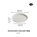 Axyaa Black & White Ceramic Tableware Set - Plates, Bowls, Japanese Luxury Dining Collection