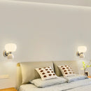 Axyaa LED Wall Lamps Cream Breeze Pumpkin Sconces G9 Bulb - Bedroom Living Room Lighting