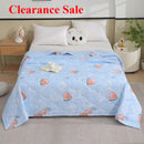 Axyaa Summer Cool Quilt: Washable Thin Cotton Single Double Quilt