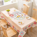 Axyaa Light Luxury Rectangular Tablecloth with Oil-Proof and Anti-Scalding Features