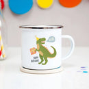 Axyaa Dinosaur Enamel Cocoa Mugs Kids Birthday Gift