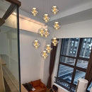 Axyaa Ring LED Pendant Light Chandeliers for Modern Living & Dining Room Lighting