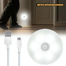 Axyaa PIR Motion Sensor LED Night Light - USB Rechargeable Wardrobe Kitchen Staircase Lamp