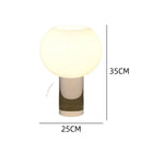 Axyaa Vintage Glass Desk Lamp LED - Bedroom Living Room Study Coffee Floor Light