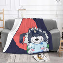 Axyaa Ranga And Rimuru Chibi Fleece Blankets - Spring/Autumn Warm Throw for Sofa & Bedroom