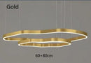 Axyaa Modern Terraces Chandelier Indoor LED Pendant Lamps in Coffee/Gold for Living Room