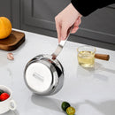 Axyaa Stainless Steel Mini Pot Set - Kitchen Cookware for Frying, Soup, Milk, and Sauces