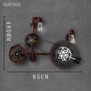 Axyaa Industrial Gear Water Pipe Wall Lamp Retro Style Decorative Hanging