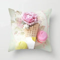 Axyaa Retro Floral Rose Print Pillowcase for Farmhouse Decor 45*45cm