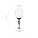 Axyaa Fish Bone Champagne Glass - Handmade European Crystal Goblet