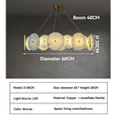 Axyaa Marble Pendant Light with Gold Brass Finish for Home, Hotel, and Bar Decor
