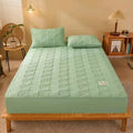 Axyaa Soy Fibre Quilted Mattress Cover in 100% Cotton for Customized Bedding