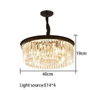 Axyaa Luxury Crystal Pendant Chandelier for Home Decor