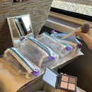 Axyaa 4-in-1 Detachable Makeup Bag: Large Capacity Travel Cosmetic Storage & Washing Bag