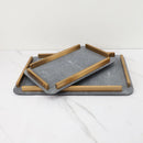 Axya Metal Decorative Tray for Home Organization and Decoration