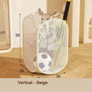 Axyaa Portable Toy Storage Basket: Large Capacity, Multifunctional, Handheld & Kid-Friendly