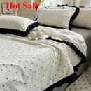 Axyaa Washed Cotton Air Conditioner Quilt Set - Summer Cool, Double Size, Machine Washable