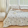 Axyaa Summer Cool Quilt Set - Small Fresh Student Dormitory Thin Quilt