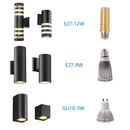 Axyaa Outdoor LED Wall Sconce Light for Garden Decoration