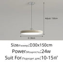Axyaa Nordic Minimalism Round LED Pendant Lights Chandelier