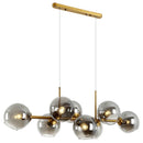 Axyaa Glass Ball Chandelier: Modern Pendant Light for Home Dining Table, Bar Counter