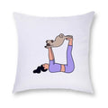 Axyaa Cute Girl & Puppy Everyday Life Pillow Case & Cushion Cover Cozy Home Decor