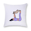 Axyaa Cute Girl & Puppy Everyday Life Pillow Case & Cushion Cover Cozy Home Decor