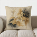 Axyaa Floral Pattern Pillow Cover for Sofa, Bed, Car - Dark & Light Flower Design