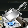 Axyaa Stainless Steel Tamagoyaki Omelette Pan Non-stick Skillet Pot