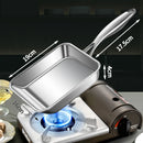 Axyaa Stainless Steel Tamagoyaki Omelette Pan Non-stick Skillet Pot
