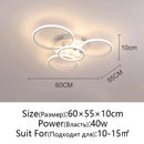Axyaa LED Ceiling Chandelier: Modern Dimmable Lighting for Home, Living Room, Bedroom