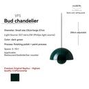 Axyaa Flower Bud Pendant Light: Nordic Design for Bedroom, Bar, or Restaurant
