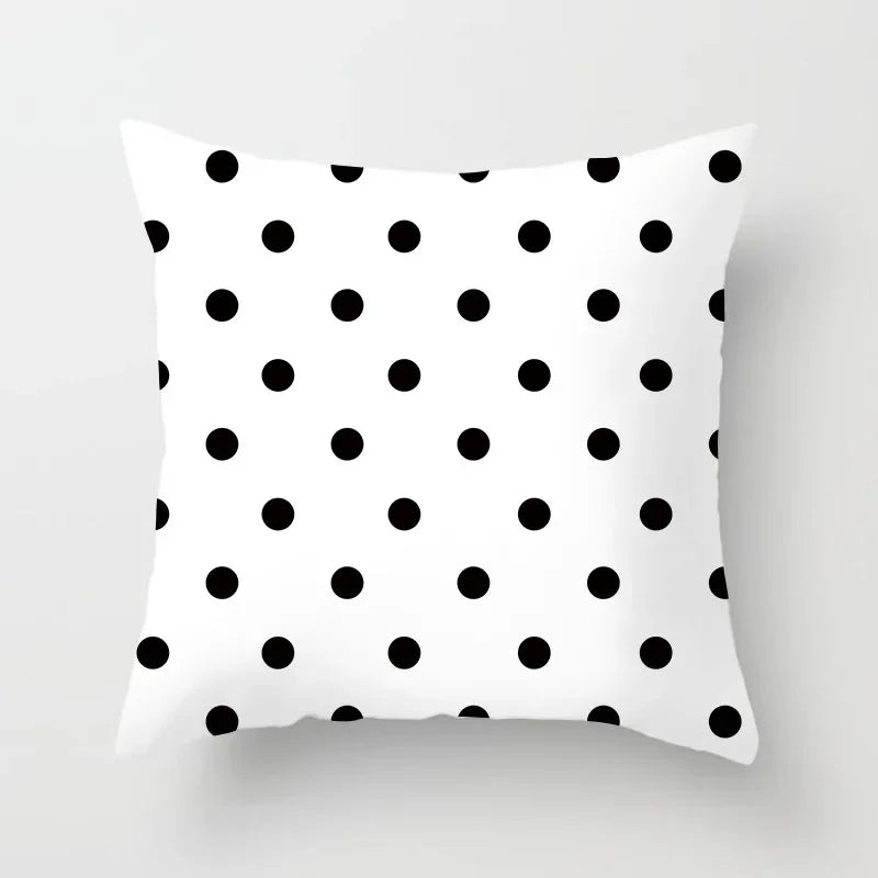 Axyaa Geometric Stripe Printed Pillowcase - Modern Home Decor