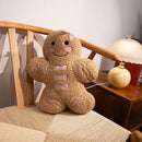 Gingerbread People Girls Pillow Set by Axyaa - Festive Bedroom and Sofa Decor