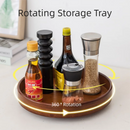 Axyaa Bamboo Corner Rotating Seasoning Rack by HeMu Kitchen