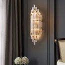 Axyaa Luxury Crystal Wall Lamp for Living Room, Hotel Banquet Hall, Staircase Corridor