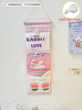 Axyaa Cartoon Wall Storage Organizer - 6 Pockets