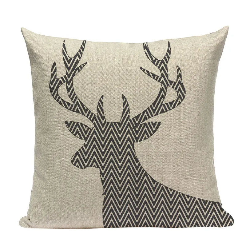 Axyaa Nordic Wildlife Cushion Covers 45x45cm Square Printed Pillow Case