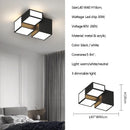 Axyaa Modern Minimalist Square LED Ceiling Lamp for Living Room Dining Room
