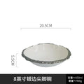 Axyaa Nordic Steak Plate for High-end Dining and Dessert Display