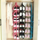 Axyaa 6-Layer Foldable Shoe Storage Hanging Bag for Closet Organization