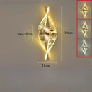 Axyaa Gold Acrylic Wall Lamp for Modern Decor & Lighting in Hallway, Bedroom, Living Room