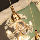 Axyaa Luxury Crystal Chandelier Stair Living Room Indoor Lighting